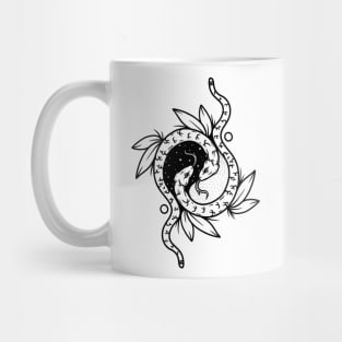 Yin Yang Snakes Mug